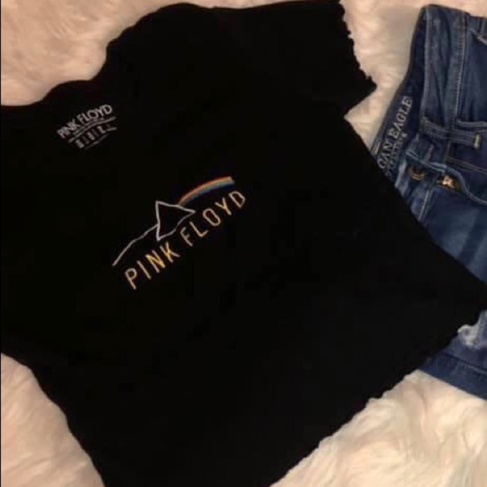 Pink Floyd crop top